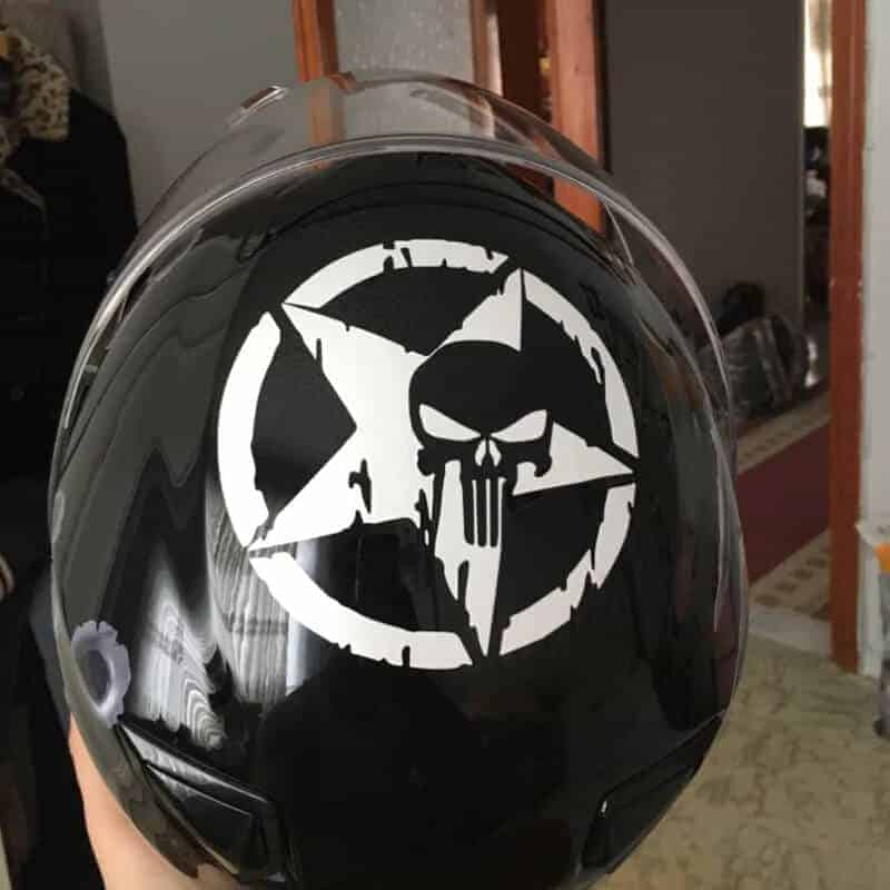 Auto Aufkleber Schädel Skull Autoaufkleber Totenkopf Aufkleber Auto für Autos LKW Fenster