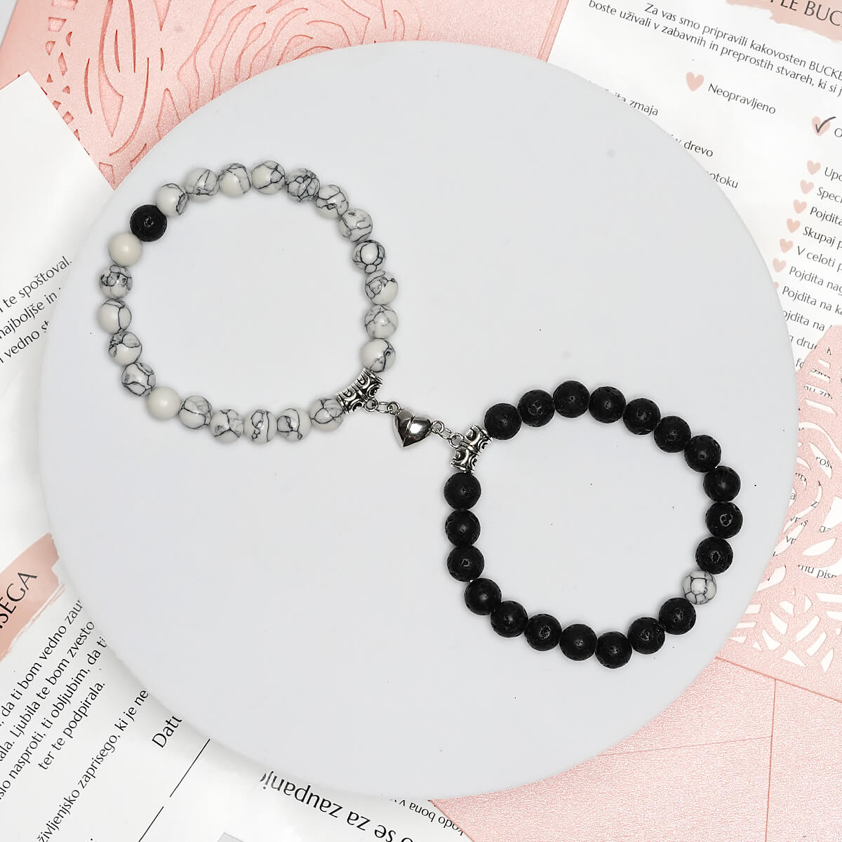 Dünne Elastische Armbänder Aus Schmucksteinen Produktbild-Vorschau 5