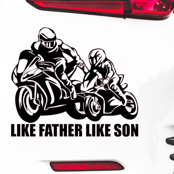 avto nalepka kakersen oce taksen sin