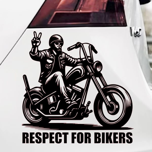motoristicna nalepka chopper za avto