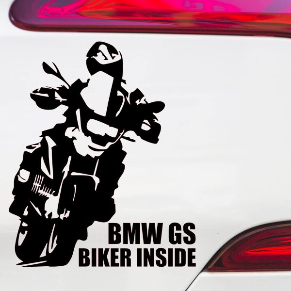 nalepka za avto bwm gs biker inside