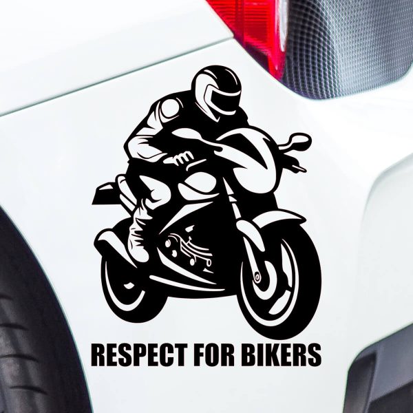 nalepka za avto motorist na motorju s personalizacijo