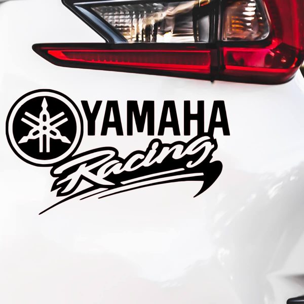 nalepka za avto yamaha racing