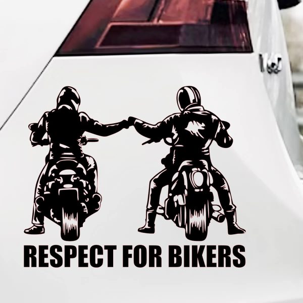 nalepke za avto pozdrav s pestjo