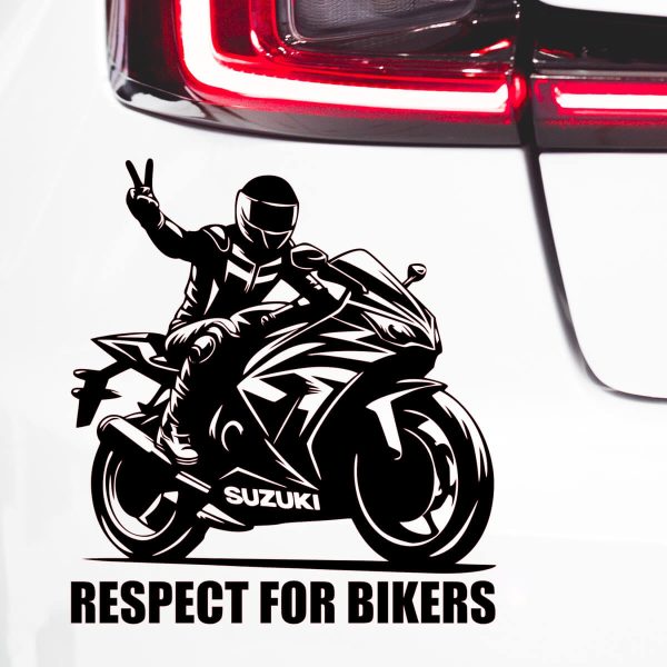 nalepke za avto suzuki ninja in motorist