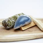 ahat kristali plava boja