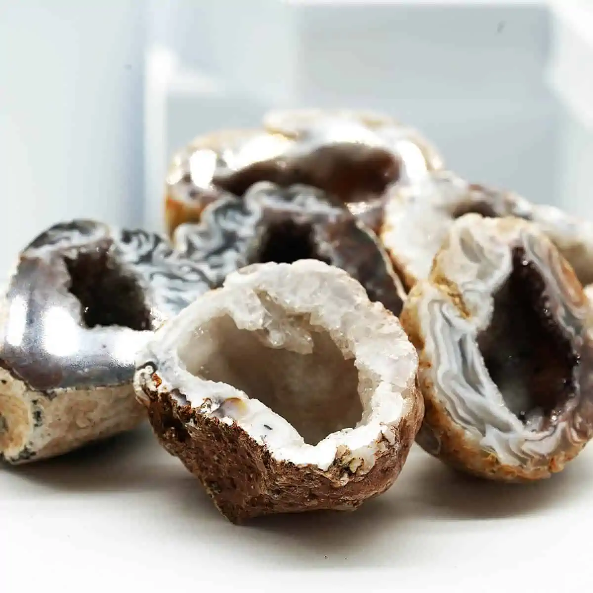 Ahat geoda kristali za parove
