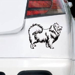 Auto naljepnica pasmine japanski špic