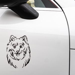 Naljepnice za automobil japanski špic