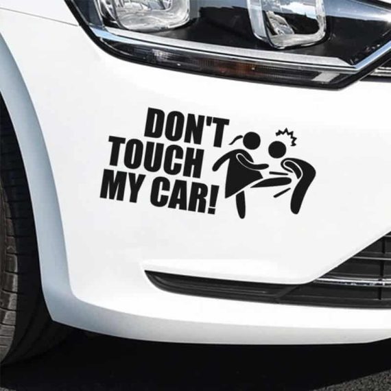 Naljepnica ne diraj moj auto za žene 1