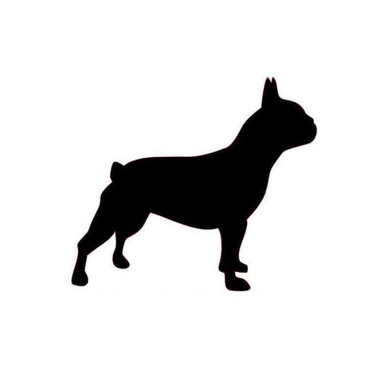 Adesivo Per Auto Con Bulldog 3D Riflettente - 15 Cm, Strappato, Divertente Per Cane, Decorazione Per Paraurti E Laptop