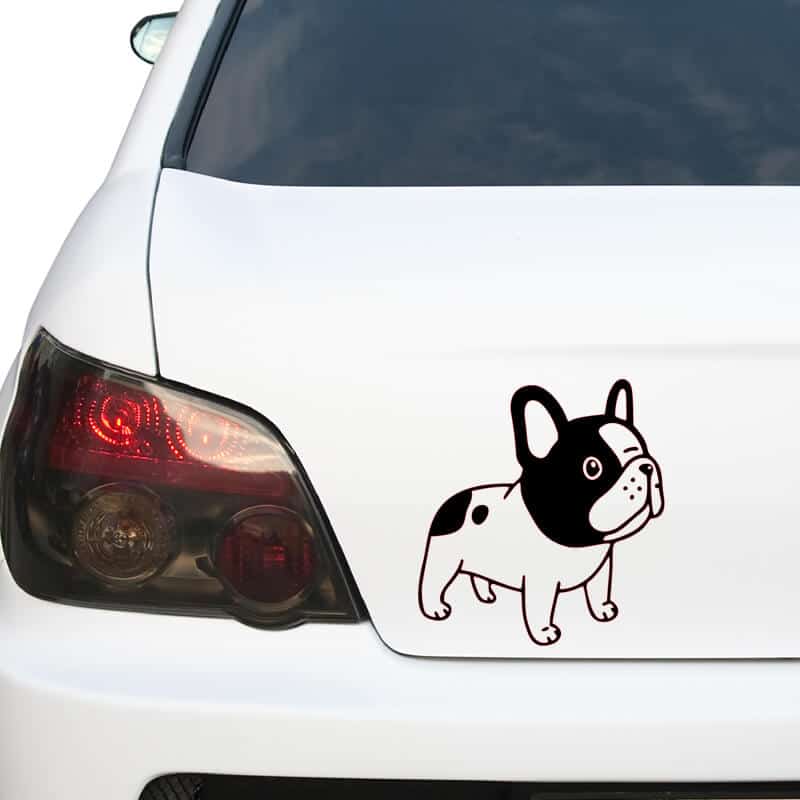Adesivo per auto bulldog a bordo