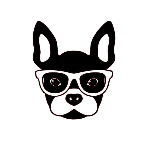 Adesivi con Bulldog Francese - Favors per Feste e Decorazioni a Tema Bulldog Francese - French Bulldog Stickers