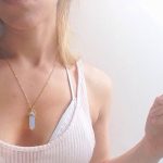 ogrlica iz kristala več barvna