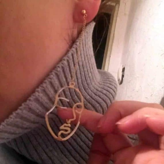 najboljši viseči uhani modni elegantni z obliko obraza