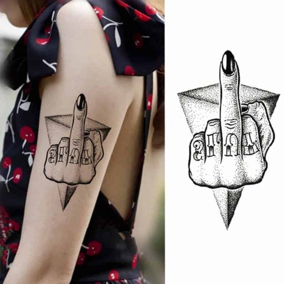 začasni tattoo drznosti - fuck you