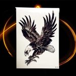 začasni tattoo mogocni orel ptica