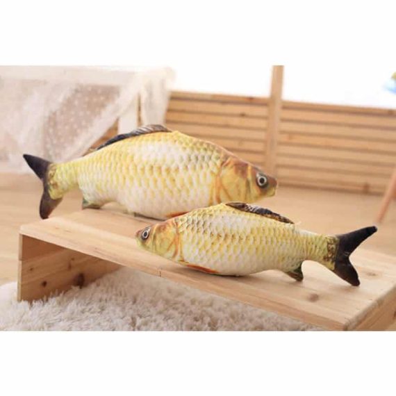 igrača za mačko riba plišasta krap