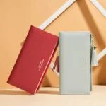 usnjene denarnice za ženske dolge moderne