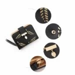 ženska denarnica z vzorci listov poceni