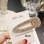 Sponke za lase z dijamantki zlata barva