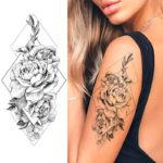 ženski začasni tattoo
