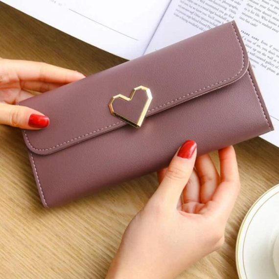 poceni dolga ženska denarnica vijolična