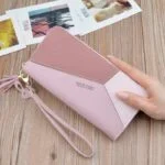 usnjena denarnica za ženske roza