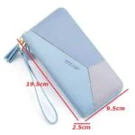 ženska usnjena denarnica velikost