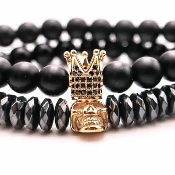 zapestnica crown moška zlata