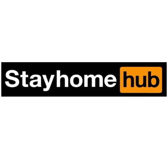 nalepka za avto stay home hub