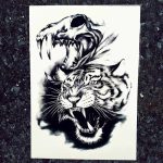 Začasni tattoo nalepke tiger