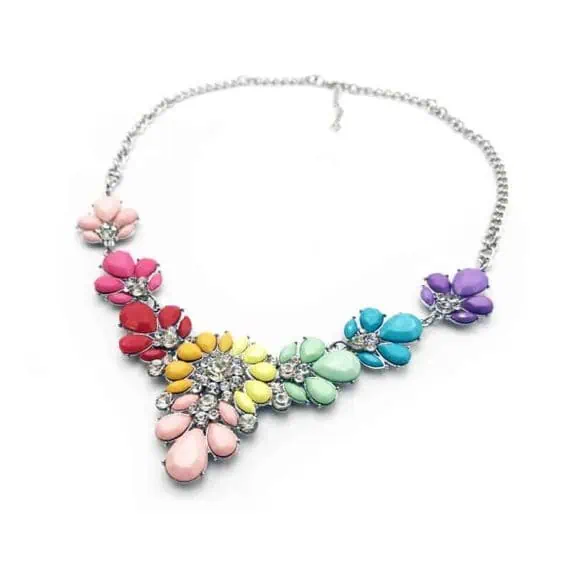 choker verižica barvna