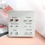 modni uhani komplet za ženske zlata barva