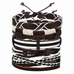 moška zapestnica vintage bela