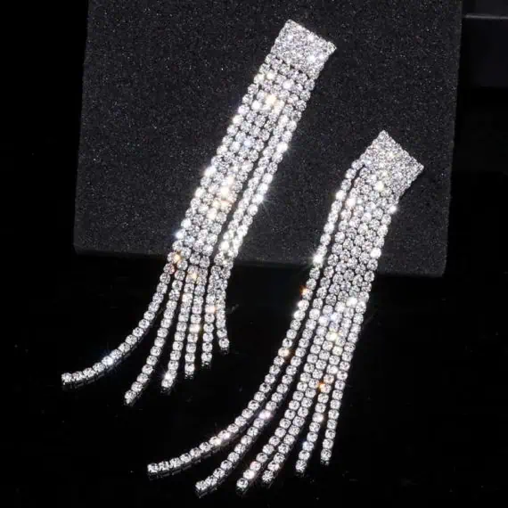 viseči uhani swarovski