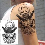 začasni tattoo bojevnica