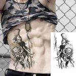 začasni tattoo pogumni bojevnik