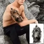 začasni tattoo volk alfa
