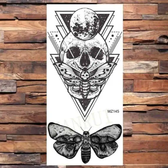 Tato lobanja in metulj