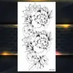 Začasni tattoo mogočne vrtnice
