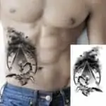 Začasni tattoo piramida