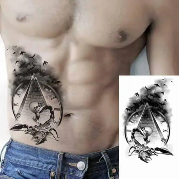 Začasni tattoo piramida Začasni tattoo piramida