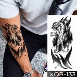 Začasni tattooji za roko tiger