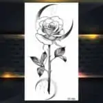 Ženski tattoo vrtnica