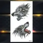 začasni barvni tattoo VOLK