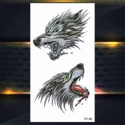 začasni barvni tattoo VOLK