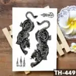 začasni tattoo črni tiger
