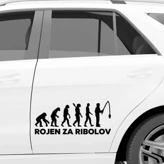 Evolucija ribiča rojen za ribolov