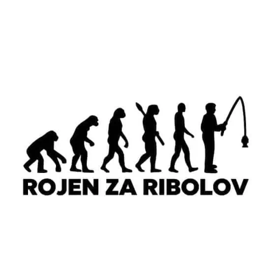 Nalepka evolucija ribiča